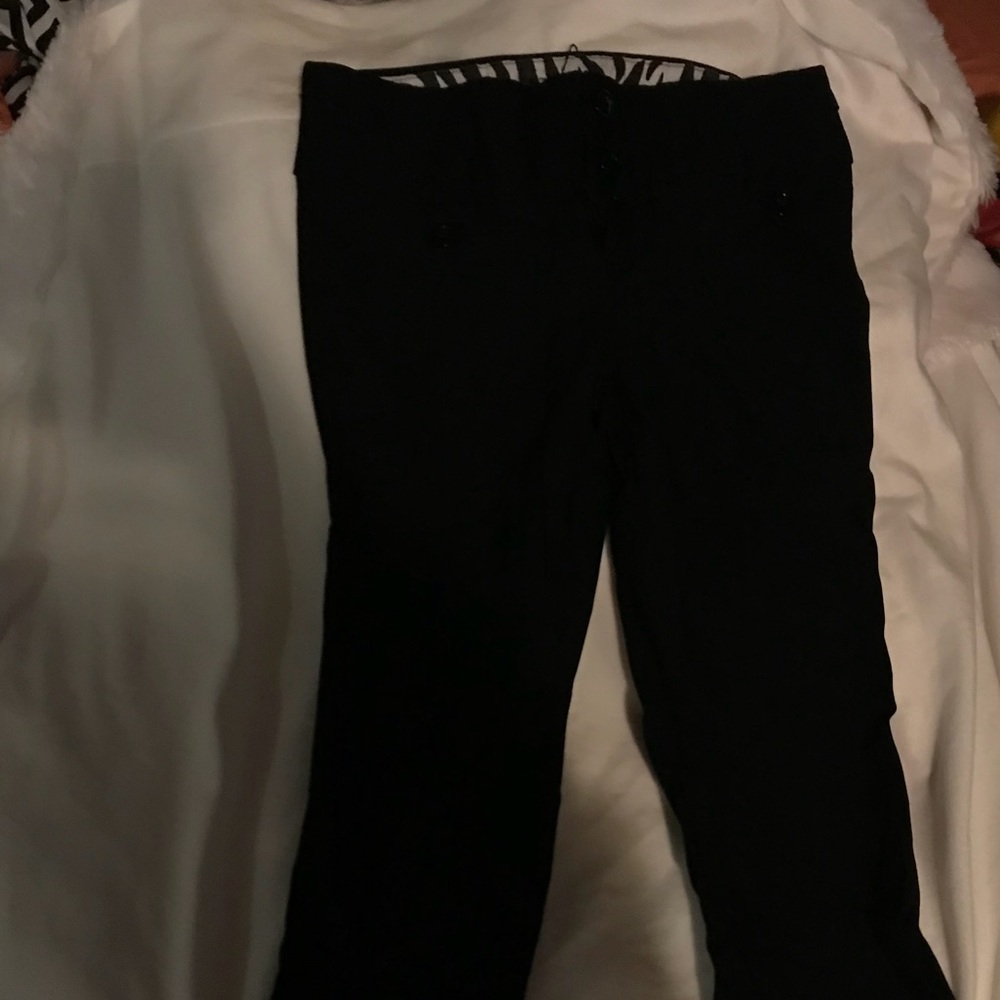 Low rise stretchy dress pants